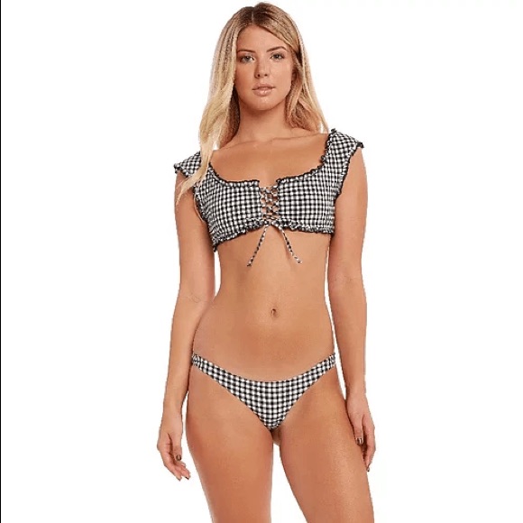 Gingham Bikini Set